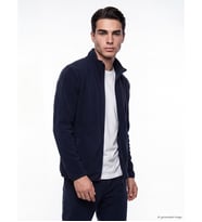 LCWAIKIKI Classic Lacivert Dik Yaka Erkek Polar Fermuarlı Sweatshirt