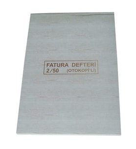 DİLMAN FATURA DEFTERİ OTOKOPİLİ 2*50
