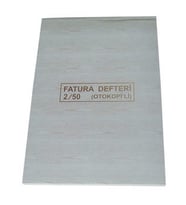 DİLMAN FATURA DEFTERİ OTOKOPİLİ 2*50