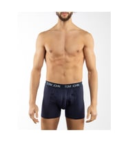 Sax Erkek Boxer 5 Li Paket Likralı (Koyu Lacivert)