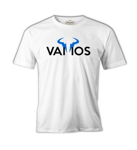 Tenis - Vamos Beyaz Erkek Tshirt