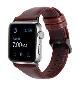 Apple Watch 44mm Uyumlu Luxury Leather Deri Kordon (Model 4)