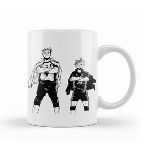 Bokuto And Hinata Haikyuu Manga Cap Kupa Bardak Porselen