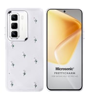 Microsonic Infinix Hot 50 Pro 4G Kılıf PrettyCharm Tulip (Yeşil)