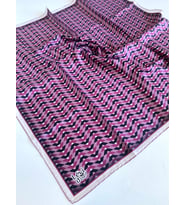 Levidor Tivil İpek Eşarp 47092 Pembe Karışık Desen