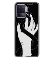 Kılıfland Oppo Reno 5 Lite Kılıf Silikon Resimli Kapak Snake Stok 709