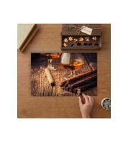 Puro ve Konyak Tasarımı 240 parça Ahşap Puzzle Ahşap Kutuda MP01378