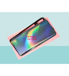 Samsung Galaxy A50 A505 Uyumlu FULL KASA Arka Kapak Batarya Kapağı - SİYAH