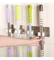 2'li Yapışkanlı Fırça Paspas Mop Fırça Sabitleyici Ergonomik Alet