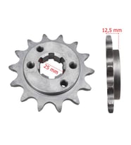 Atv Ön Dişli 520-14T İç 25 Mm 2 Delikli Setli Öm