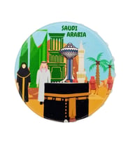 Suudi Arabistan Temalı Magnet Kapak Açacak (Karışık)