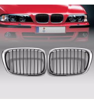 Bmw E39 Ön Panjur Krom Set Siyah 2000-2003 51137005837