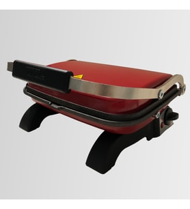 Tuğra Elektrikli Kırmızı Döküm Mini Tost Makinesi Yanmaz Yapışmaz 8 Dilim