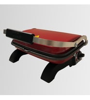 Tuğra Elektrikli Kırmızı Döküm Mini Tost Makinesi Yanmaz Yapışmaz 8 Dilim