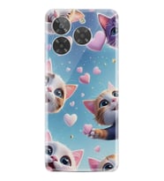 General Mobile Era 50 Kılıf Boutique Baskılı Resimli Kalp ve Kedi Pcode -035