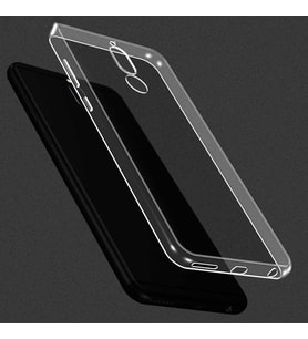 Huawei Mate 10 Lite Kılıf Şeffaf Silikon Hibrit Case (Renksiz)
