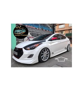 HYUNDAİ ELANTRA MARŞPİYEL TAKIMI (2010-2016) FİBERGLASS BOYASIZ