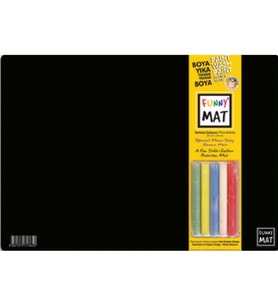 Funny Mat Black (Tebeşirli) Serbest Çalışma 25X35Cm