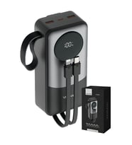 Venandin PWB30A1 30.000 Mah LED Göstergeli 22.5W Hızlı Kendinden Kablolu Powerbank