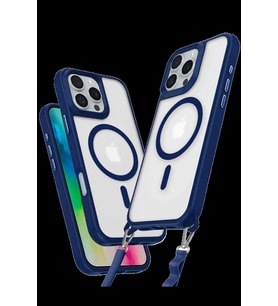 iPhone 16 Pro Kılıf Enka Magsafe Silikon Kılıf - Lacivert