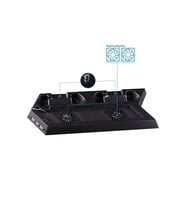 PS4 PRO SLİM Sogutma için Dikey Stand İstasyonu 2`li Gamepad Şarj İstasyonu