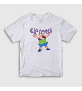 Presmono Unisex Çocuk Beyaz Happy Clarence T-Shirt 458439tt (Beyaz)