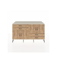 Kronos Konsol 3 Raflı 4 Çekmeceli 4 Kapaklı 176x59x99 Aytaşı-Çam