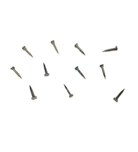 Klips, Menteşe, Ayağı Çivisi 9mm Çelik - Nikel 10gr