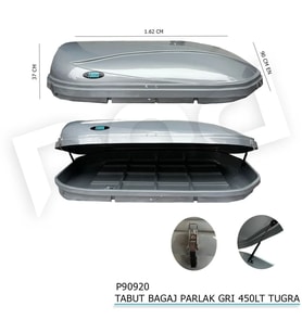 Tabut Port Bagaj Gri 450LT Tuğra