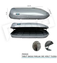 Tabut Port Bagaj Gri 450LT Tuğra
