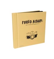 Yapışkanlı Fotoğraf Makinesi Temalı Fotoğraf Albümü 24x24cm