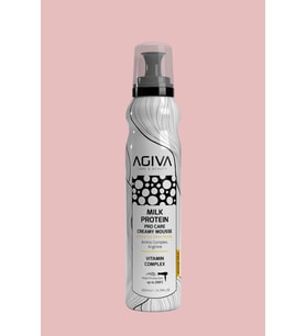 Agiva Milk Protein Saç Bakım Köpüğü– Kuru ve Yıpranmış Saçlar İçin Onarıcı Bakım 200 ml