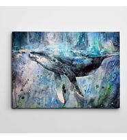 Balina Modern Sanat Kanvas Tablo