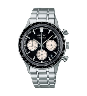 Seiko SSB479P1 Quartz Çelik Gri Siyah Kadran 39 mm Erkek Kol Saati