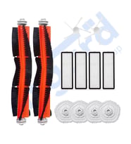 DREAME W10-W10 PRO UYUMLU 2 Ana Fırça 2 Yan Fırça 4 Filtre 4 Mop