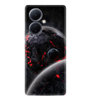 Vivo V29 Lite Kılıf Resimli Desenli Silikon Platinium Series Dark World 1867