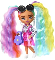Barbie Extra Mini Bebekler Papatya Elbiseli (Çok Renkli)
