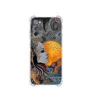 PrintiFy Samsung Galaxy S20fe ile Uyumlu Simya Serisi Mozaik Tanrıça Tasarımlı Uv Baskılı Köşe Korumalı Antişok Kılıf