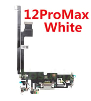 Tkgz İPhone 12 PRO MAX FULL Şarj Soketi (BEYAZ)