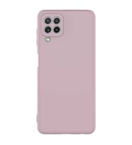 Samsung Galaxy M22 Kılıf Özel Orijinal Lansman Serisi, İçi Kadife, Pürüzsüz Yumuşak ve Mat TPU Silikon (Açık Pembe)