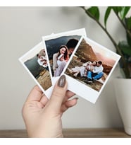 Düğün Nişan Polaroid Fotoğraf Baskısı, 50 Adet Pola Kart, Retro Polo Kişiye Özel Kişiselleştirilebilir Özel Tasarım Hediye,  Card Çıkart Bastır