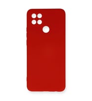 Oppo A15 Kılıf Nano İçi Kadife Silikon - Kırmızı