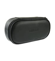 BBack Suni Deri Oval Kalemlik Siyah 