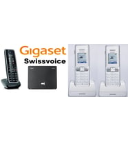 Gigaset C530 3 Dahili Swissvoice Telsiz Kablosuz Telefon Santrali (Çok Renkli)