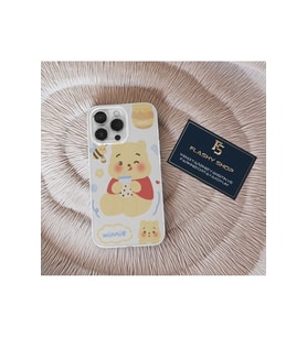 Samsung Galaxy A72 Uyumlu Sevimli Winnie The Pooh Tasarımlı Şeffaf Kılıf