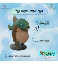 Trippi Troppi Troppa Trippa Tung Tung Sahur Figürü 8 cm Figür