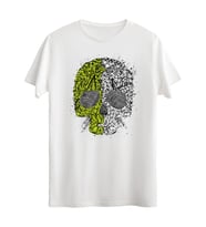 Dijital Baskılı Unisex Tshirt, Günlük Kullanıma Uygun Pamuklu Regular Tshirt (Beyaz)
