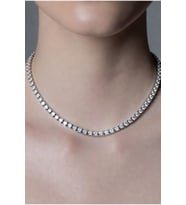 Luxury Kadın Kolyesi Gold Zirkon Kolye