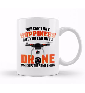Buy Drone It s The Same Thing As Buying Happiness Kupa Bardak Porselen