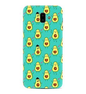 Samsung J6 Plus J7 Prime J7 Pro M20 Kılıf Desenli Silikon Oynayan Avokadolar 1770